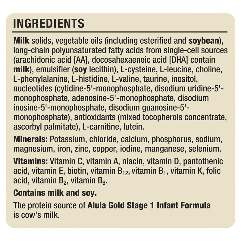 Sữa Alula Gold số 1 Newborn Infant của Úc 900g (0-6 tháng)