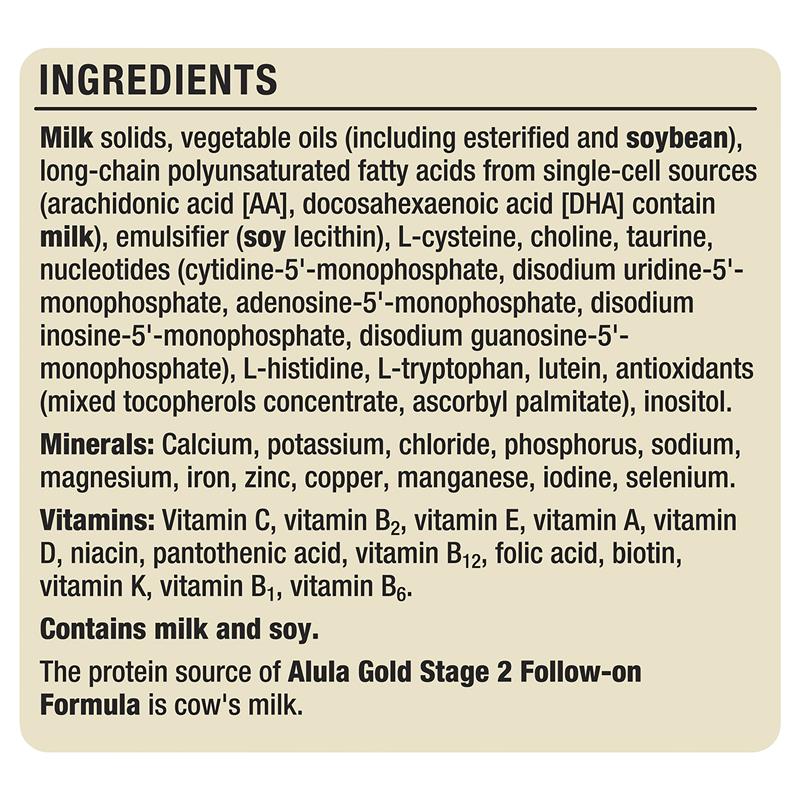 Sữa Alula Gold số 2 Follow On 900g (6-12 tháng)