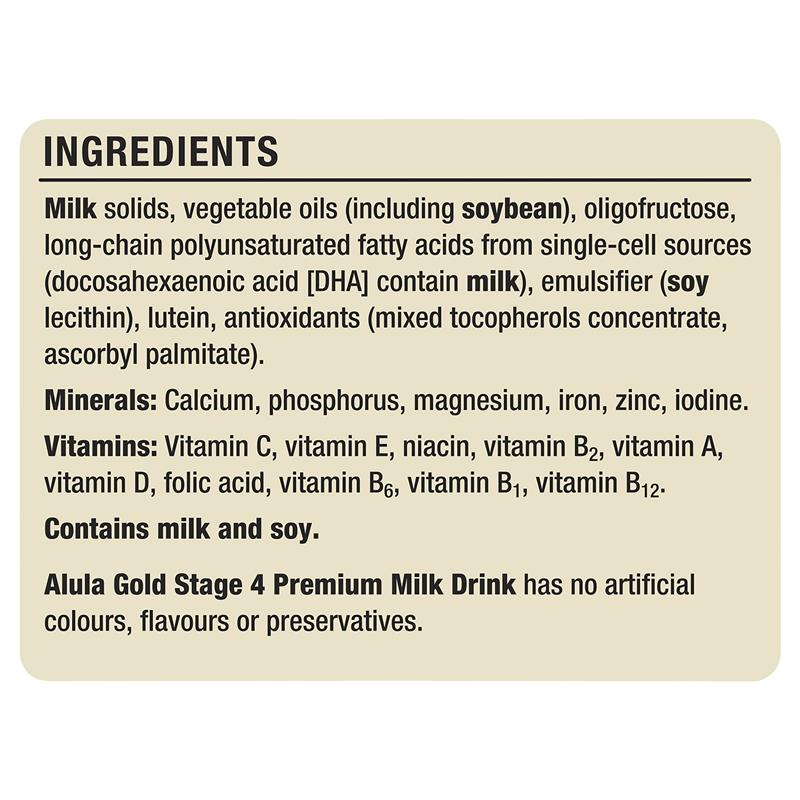 Sữa Alula Gold số 4 Junior của Úc 900g cho trẻ trên 2 tuổi