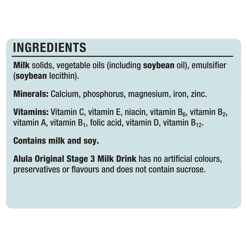 Sữa Alula Original số 3 Toddler 900g (1-3 tuổi)