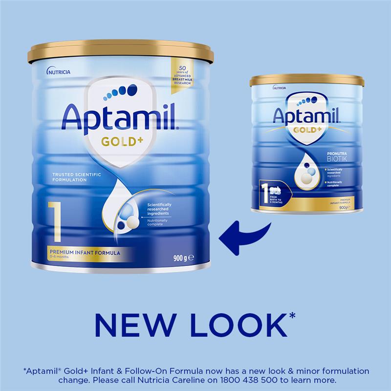 Sữa Aptamil Gold Plus Úc số 1 Infant Formula 900g (0-6 tháng)