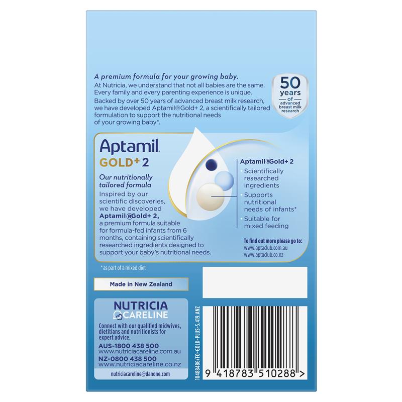 Sữa bột gói Aptamil Gold số 2 Pronutra (30g x 4 gói) (6-12 tháng)