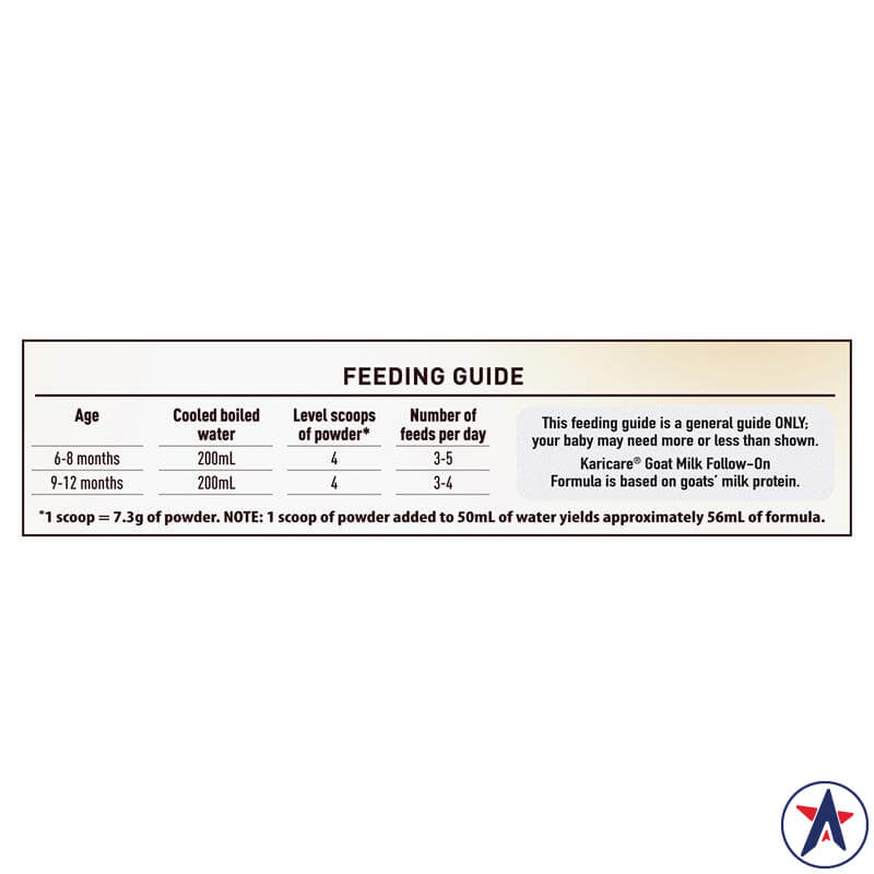 Sữa dê Karicare Plus Goat Milk số 2 Follow 900g (6-12 tháng)