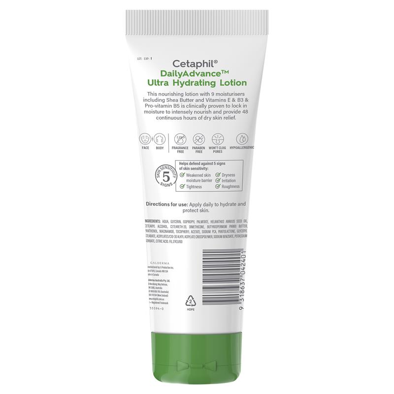 Sữa dưỡng ẩm Cetaphil Daily Advance Ultra Hydrating Lotion 226g | Mua hàng Úc tại Ausmart