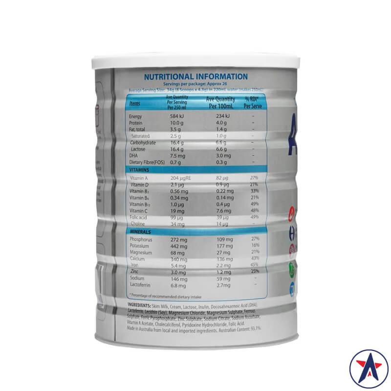 Sữa hoàng gia Úc Royal Ausnz Aged Care Formula 900g