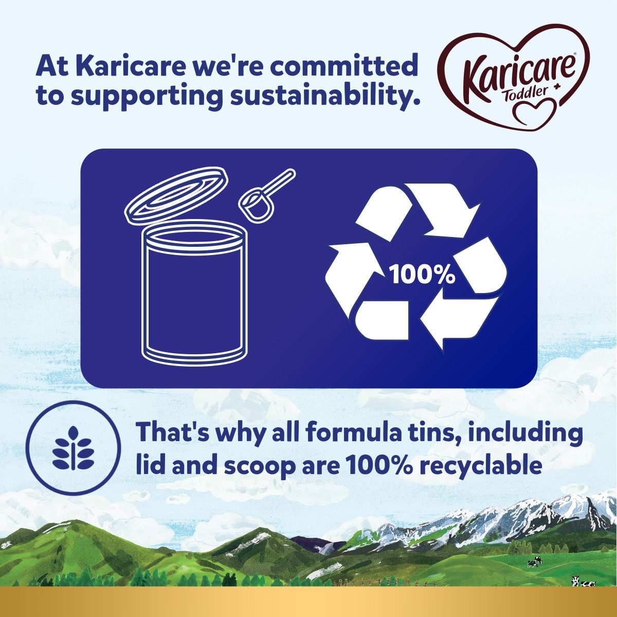 Sữa Karicare Gold Plus A2 Protein số 3 Toddler 900g (1-3 tuổi)