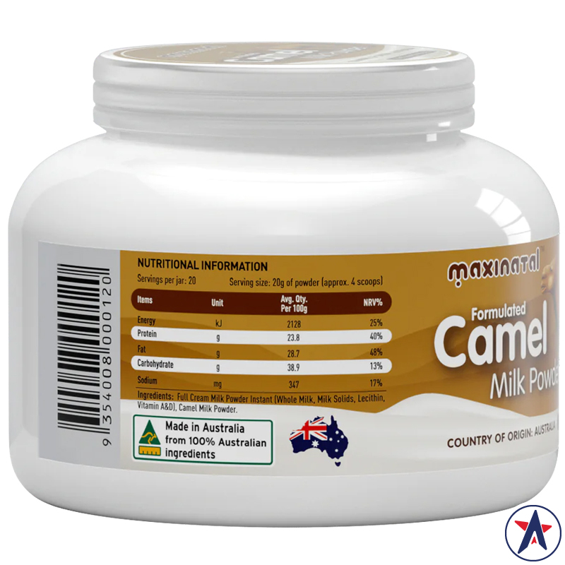 Sữa lạc đà MaxiNatal Formulated Camel Milk Powder 400g