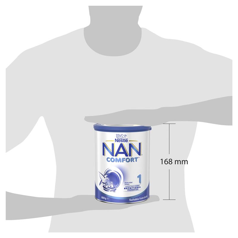 Sữa NAN Comfort Úc số 1 Infant 800g dành cho trẻ từ 0-6 tháng | Hàng xách tay Úc