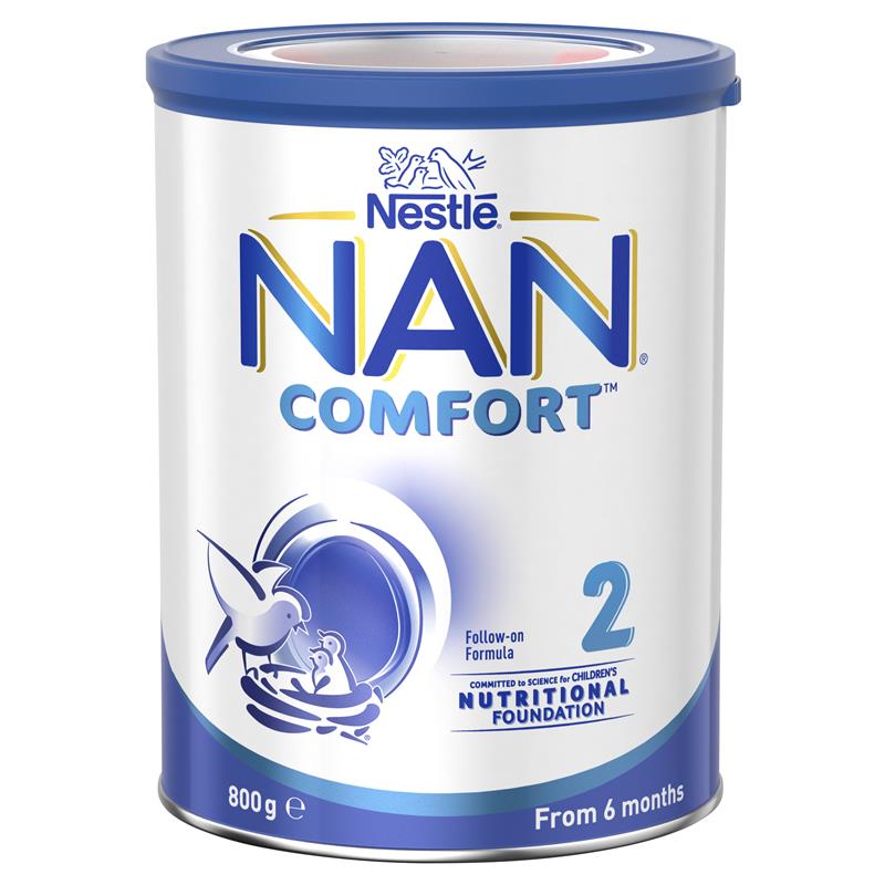 Sữa NAN Comfort Úc số 2 Follow On 800g cho trẻ từ 6-12 tháng