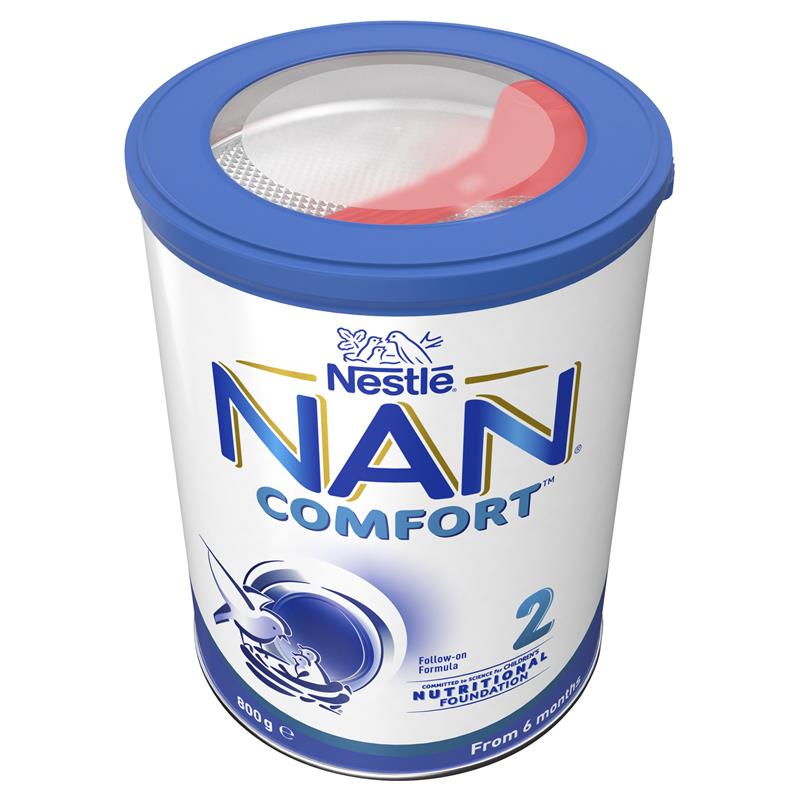 Sữa NAN Comfort Úc số 2 Follow On 800g cho trẻ từ 6-12 tháng