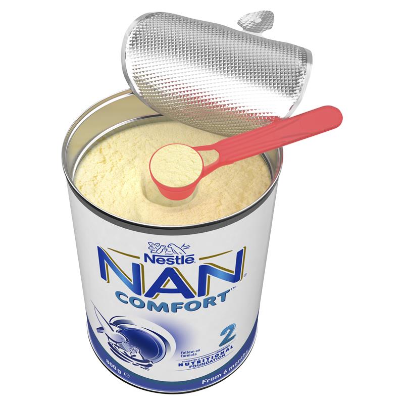 Sữa NAN Comfort Úc số 2 Follow On 800g cho trẻ từ 6-12 tháng