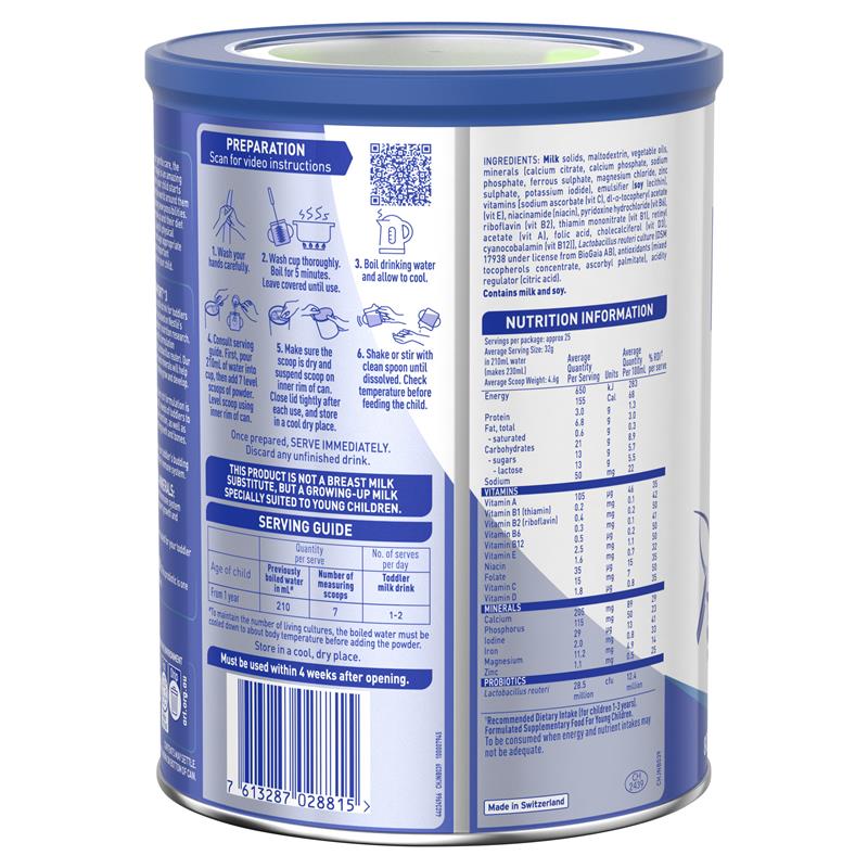 Sữa NAN Comfort Úc số 3 Toddler 800g cho trẻ từ 1-3 tuổi | Nhập khẩu từ Úc