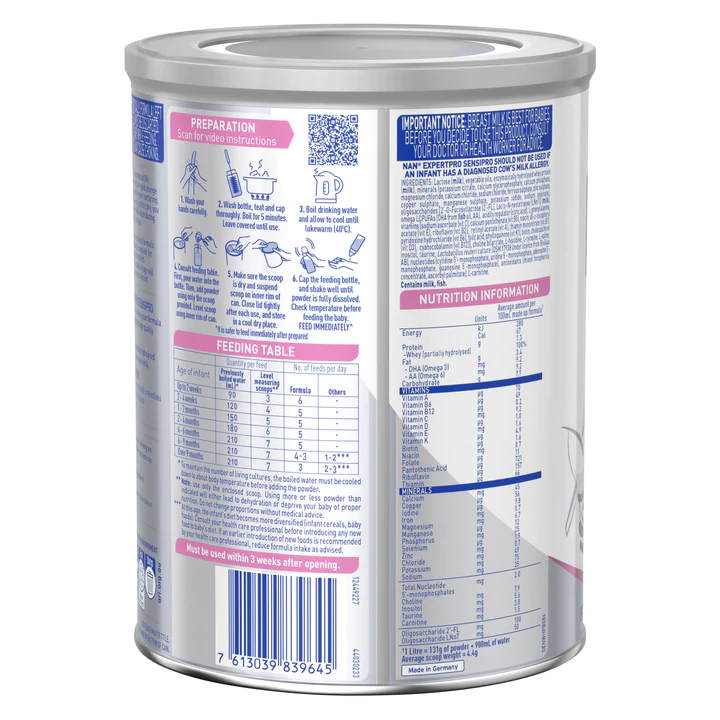 Sữa NAN Expert Pro Sensipro Úc Premium 800g (0-12 tháng)