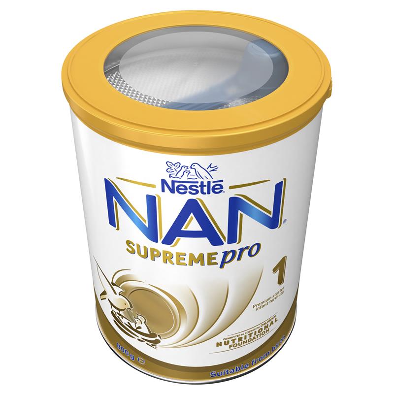 Sữa NAN Supreme Pro Úc số 1 Infant 800g dành cho trẻ từ 0-6 tháng | Thương hiệu Úc