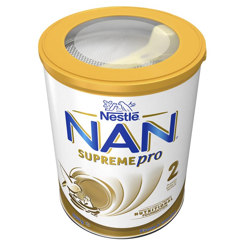 Sữa NAN Supreme Pro Úc số 2 Follow On 800g cho trẻ từ 6-12 tháng | Sản phẩm chính hãng Úc