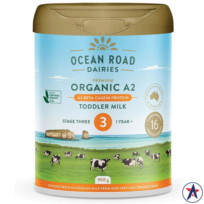 Sữa Ocean Road Dairies số 3 Toddler Milk 900g cho trẻ trên 1 tuổi | Sản phẩm chính hãng Úc