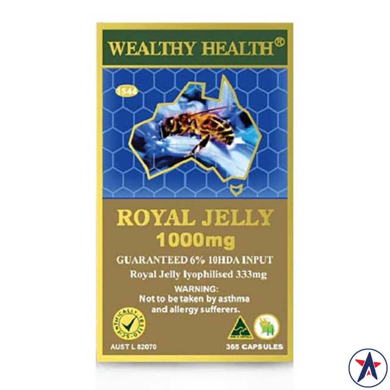 Sữa ong chúa Wealthy Health Royal Jelly 1000mg 365 viên