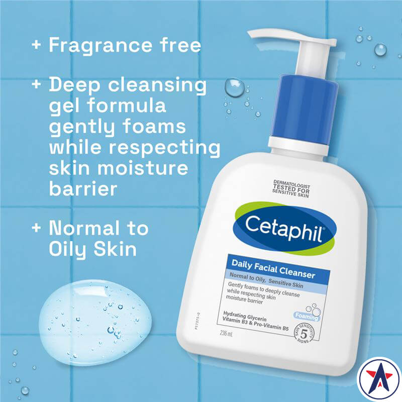 Sữa rửa mặt Cetaphil Oily Skin Cleanser cho da dầu mụn