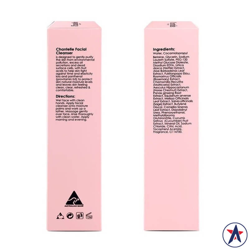 Sữa rửa mặt Chantelle Sydney Pink Advanced Facial Cleanser 100ml | Sản phẩm Úc chất lượng