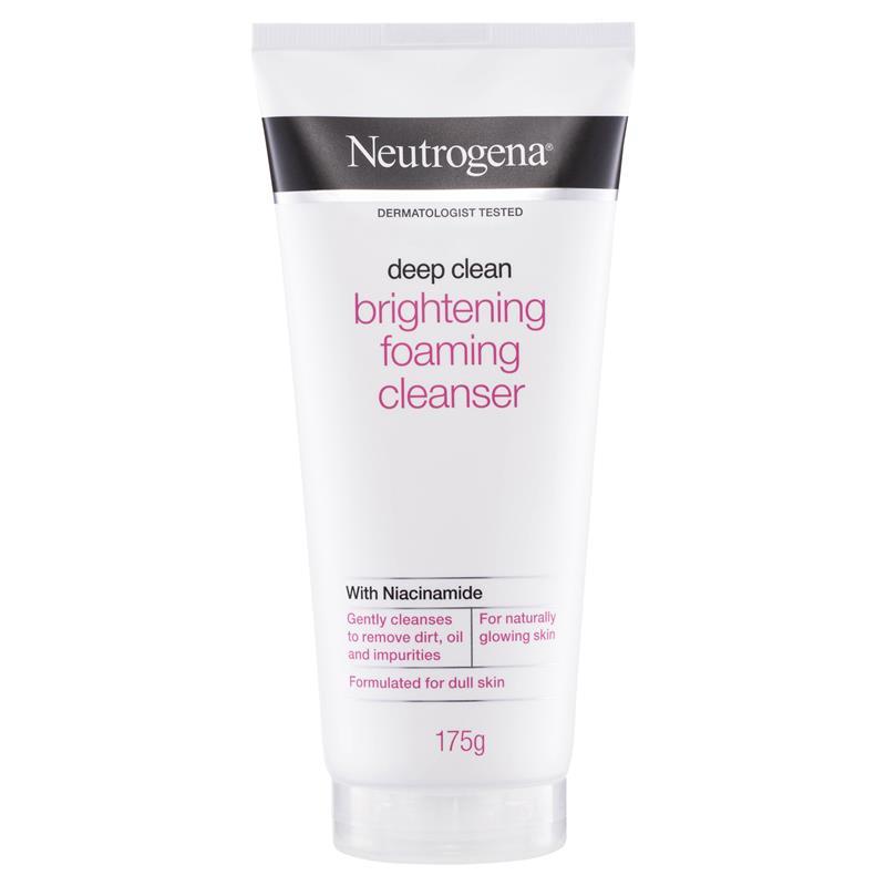 Sữa rửa mặt Neutrogena Deep Clean Brightening Foaming 175g | Thương hiệu Úc chính hãng