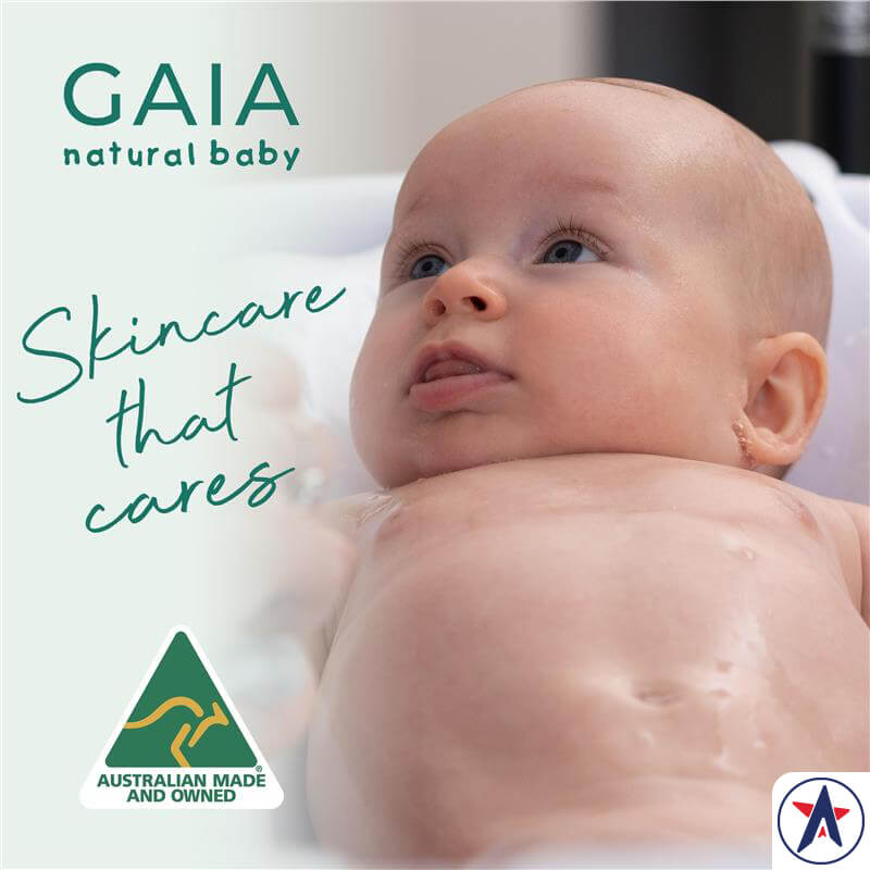 Sữa tắm giúp bé ngủ ngon Gaia Natural Baby Sleeptime Bath 500ml | Nhập khẩu chính hãng từ Úc