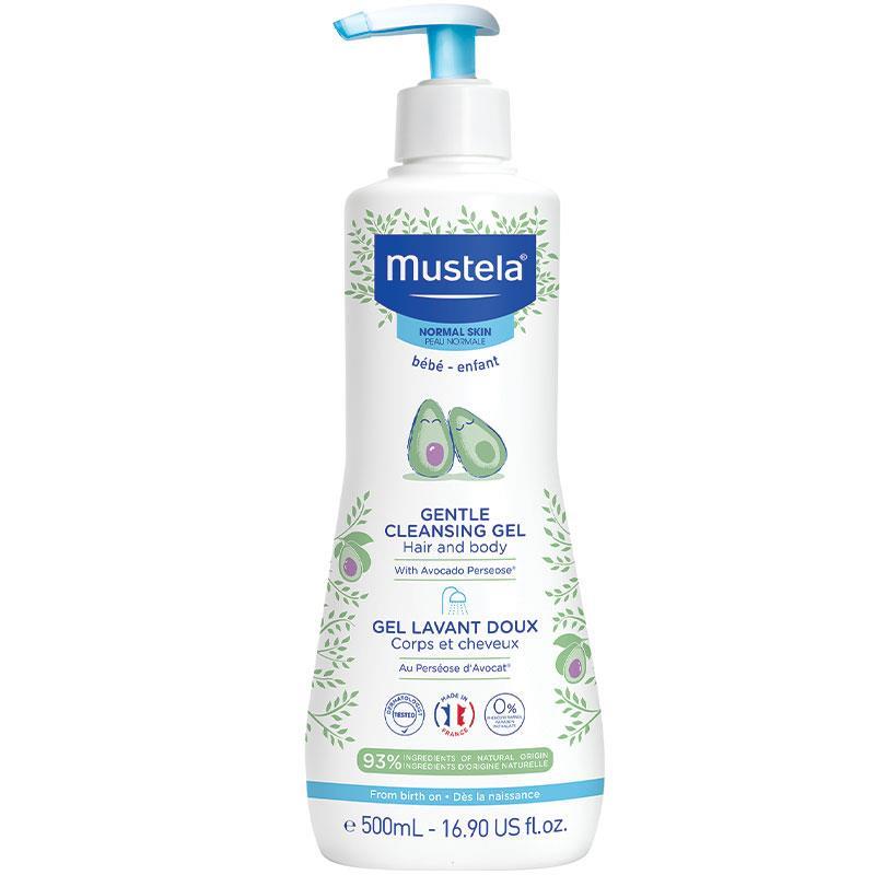 Gel tắm gội cho bé Mustela Gentle Cleansing Gel 500ml