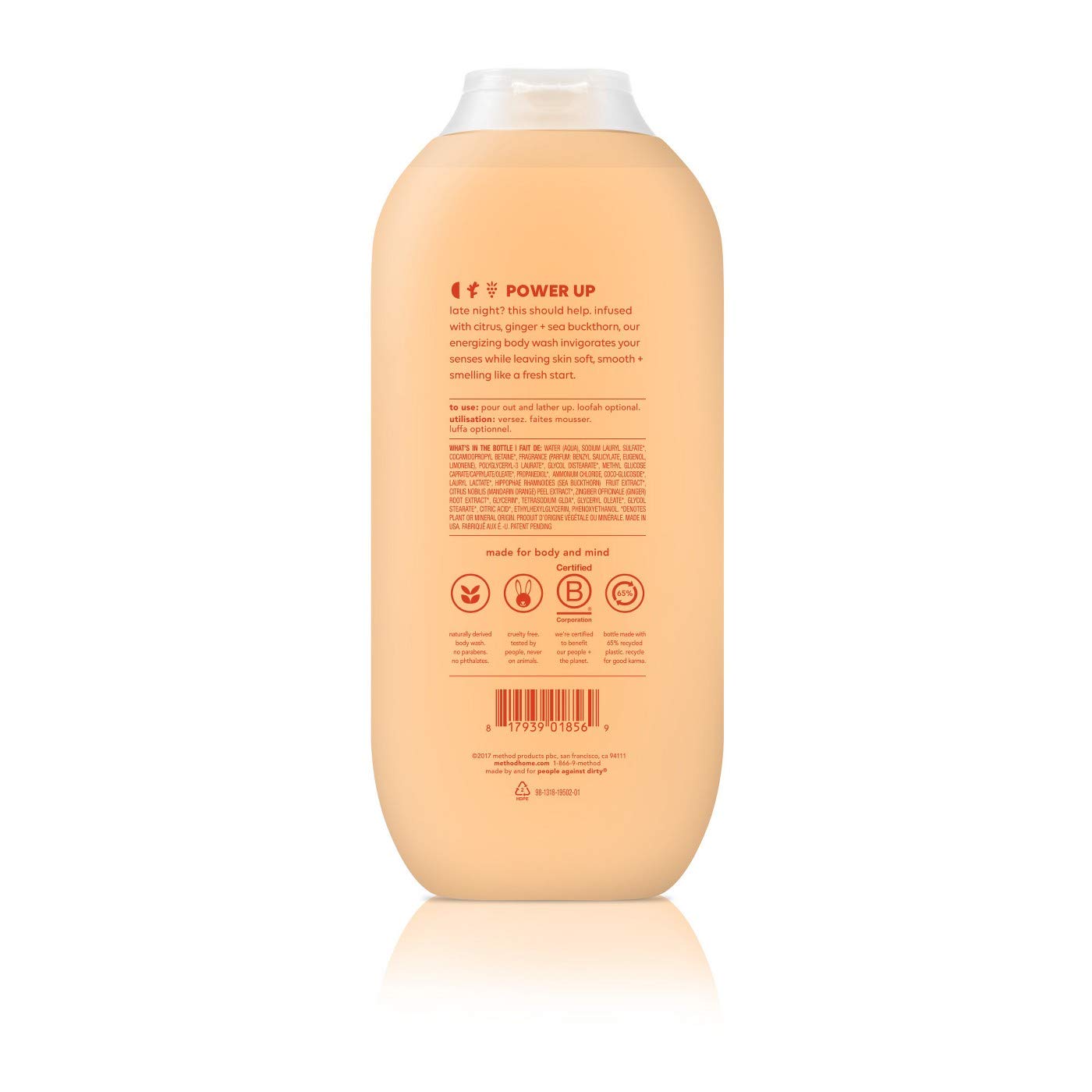 Sữa tắm Method Body Wash Energy Boost của Úc 532ml | Chất lượng đảm bảo từ Úc
