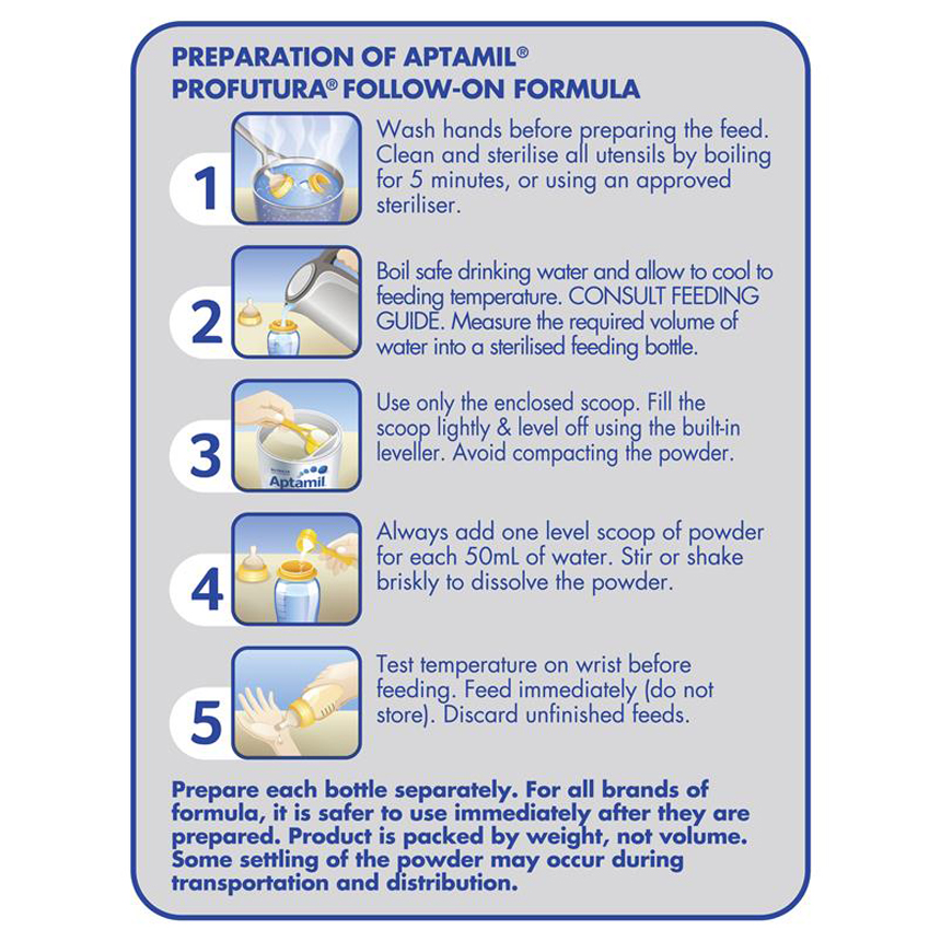 Sữa Aptamil Úc số 2 Profutura Follow On 900g (6-12 tháng)