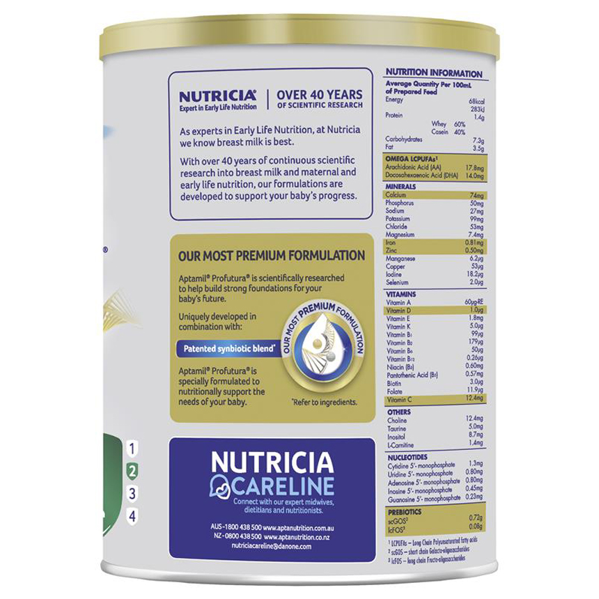 Sữa Aptamil Úc số 2 Profutura Follow On 900g (6-12 tháng)