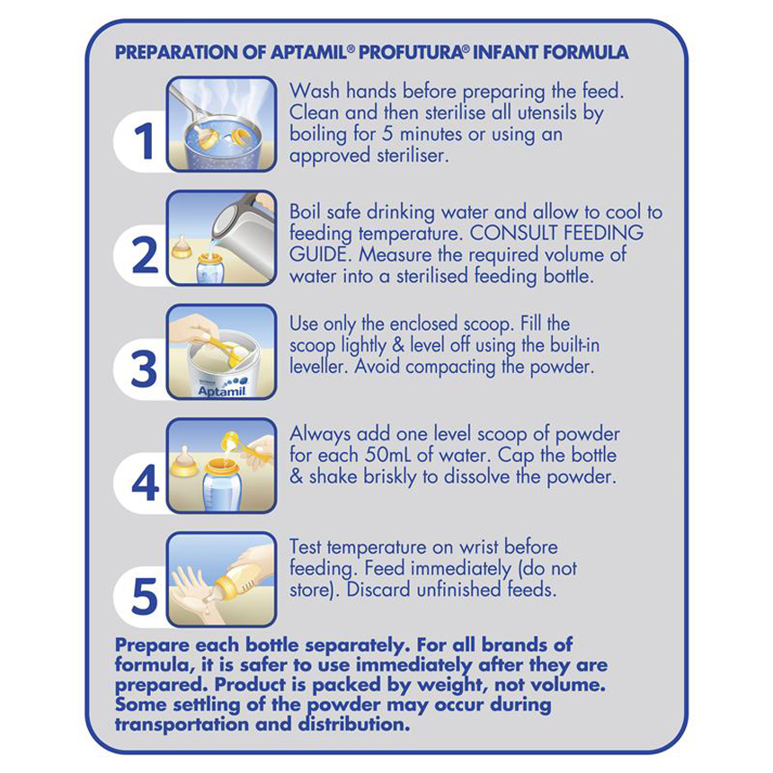 Sữa Aptamil Úc số 1 Profutura Infant 900g cho trẻ từ 0-6 tháng