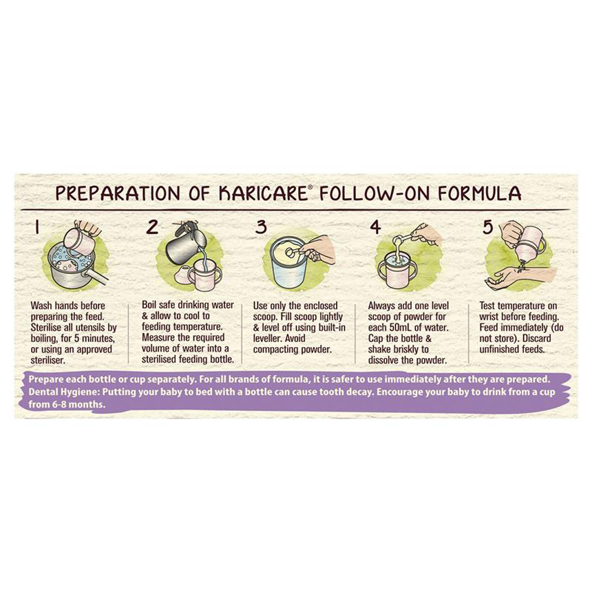 Sữa Karicare Plus số 2 Follow On 900g dành cho trẻ từ 6-12 tháng