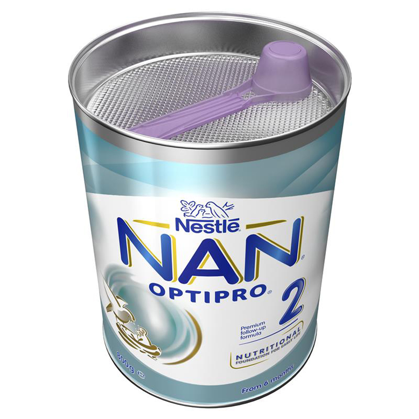 Sữa NAN Optipro Úc số 2 Follow On 800g dành cho trẻ từ 6-12 tháng | Xuất xứ Úc
