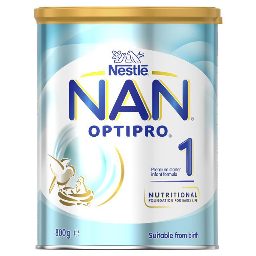 Sữa NAN Optipro Úc số 1 Infant 800g dành cho trẻ từ 0-6 tháng | Nhập khẩu từ Úc