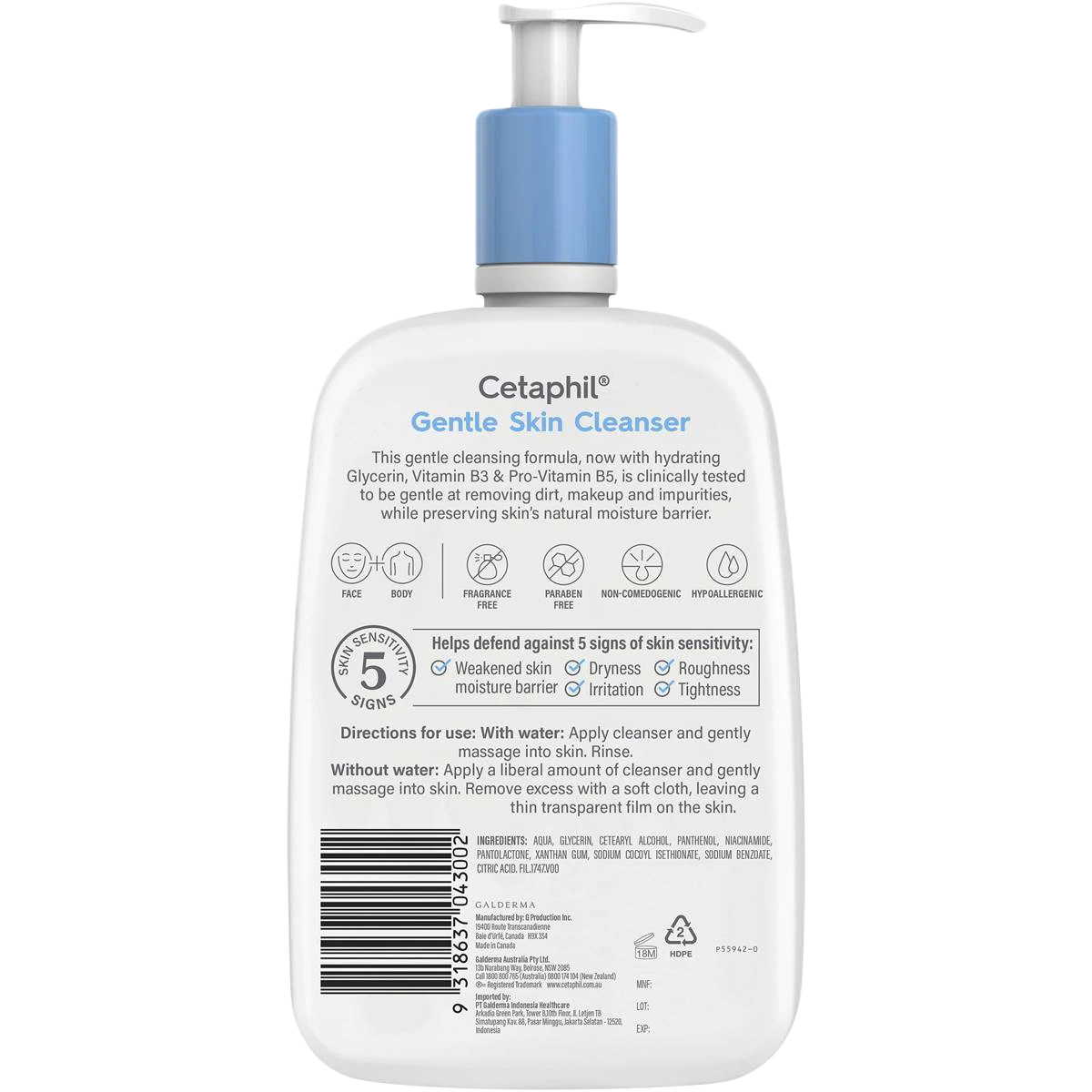 Sữa rửa mặt Cetaphil Gentle Skin Cleanser