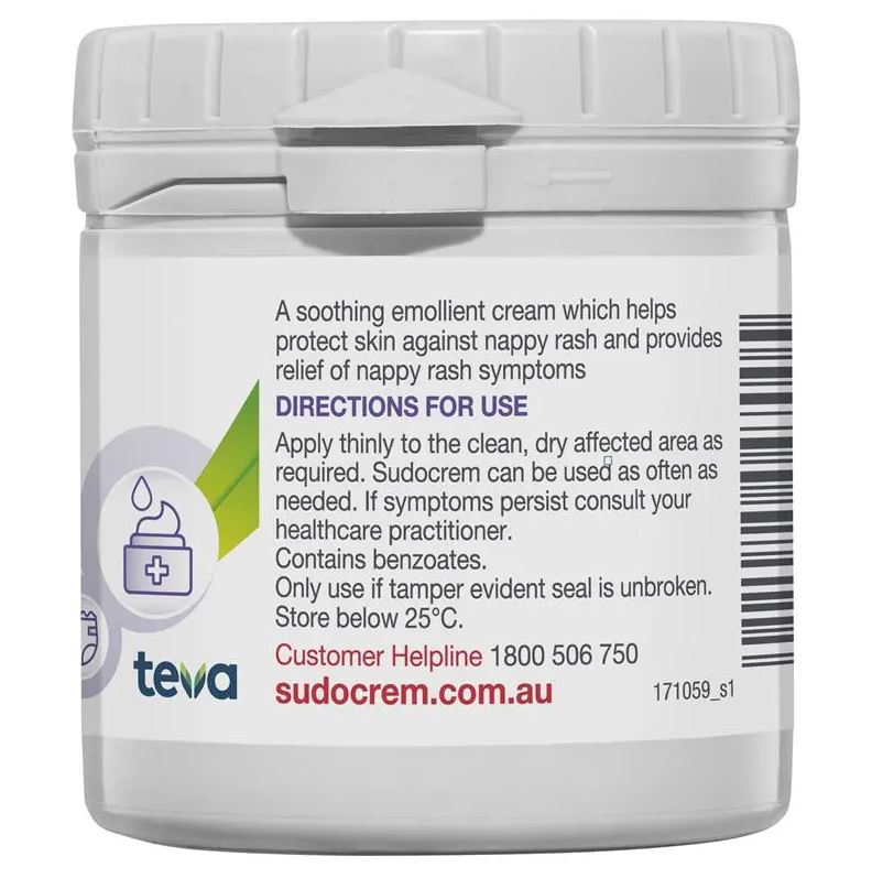 Kem trị hăm cho bé Sudocrem Healing Cream Zinc Oxide 15.25% của Úc