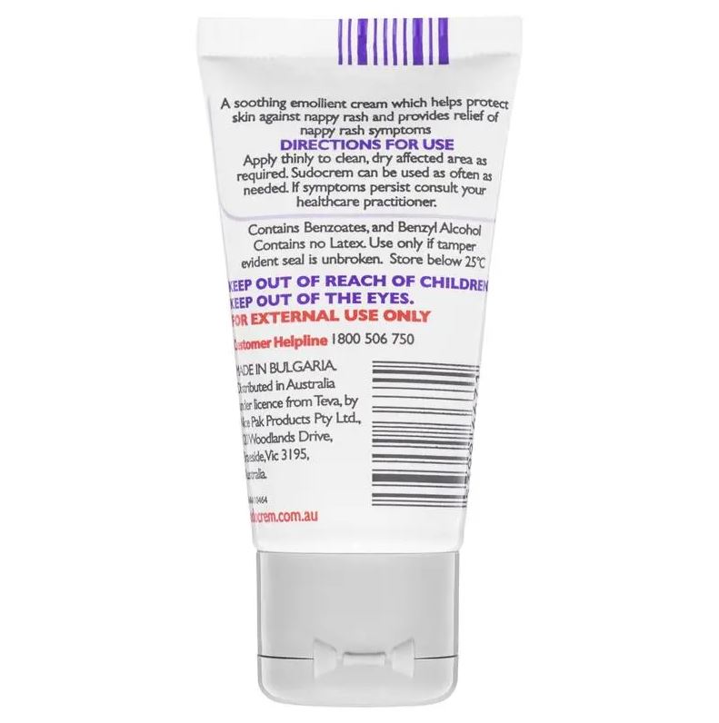 Kem trị hăm cho bé Sudocrem Healing Cream Zinc Oxide 15.25% của Úc