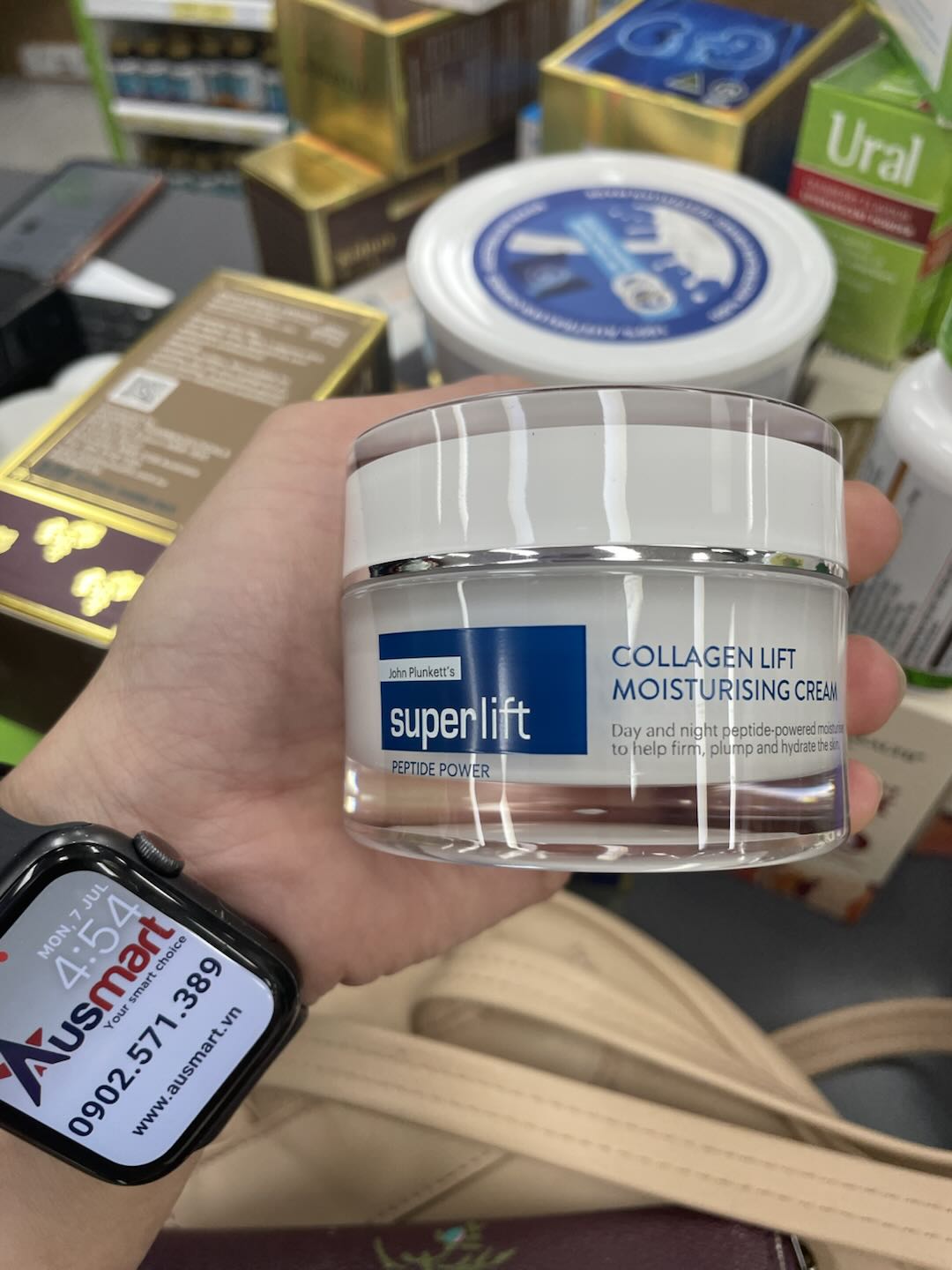 Kem dưỡng ẩm nâng cơ John Plunkett's SuperLift Collagen Lift Moisturising Cream 50g