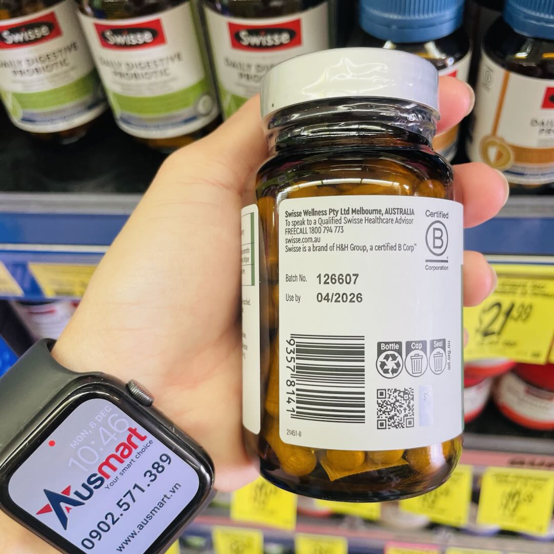 Viên uống tăng năng lượng giảm mệt mỏi Swisse Nutra Cellular Energy 60 viên