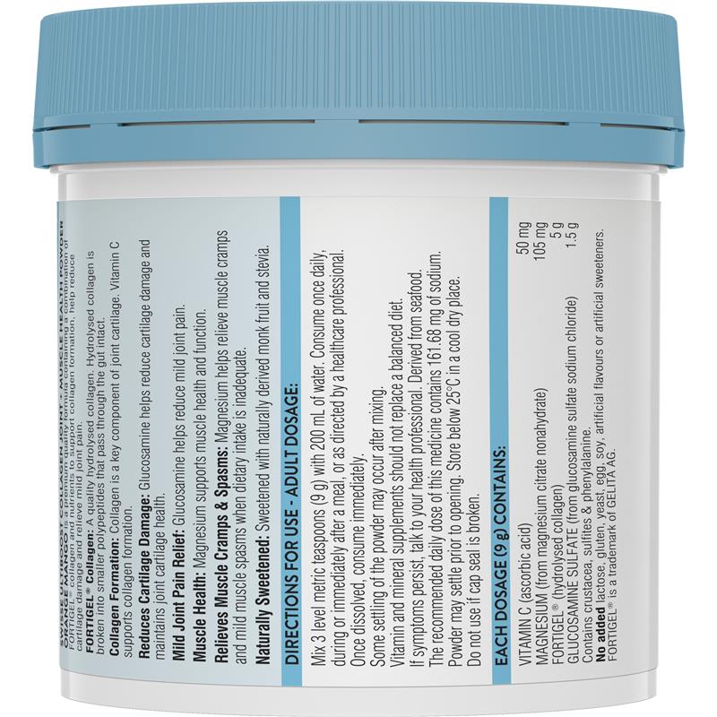 Bổ xương khớp Swisse Collagen Joint Muscle Health Powder