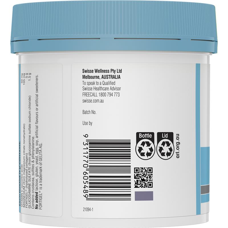 Bổ xương khớp Swisse Collagen Joint Muscle Health Powder