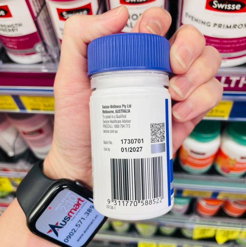 Swisse Ultiboost Iron bổ sung Sắt của Úc 30 viên