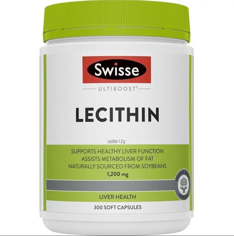 Viên mầm đậu nành Úc Swisse Lecithin 1200mg