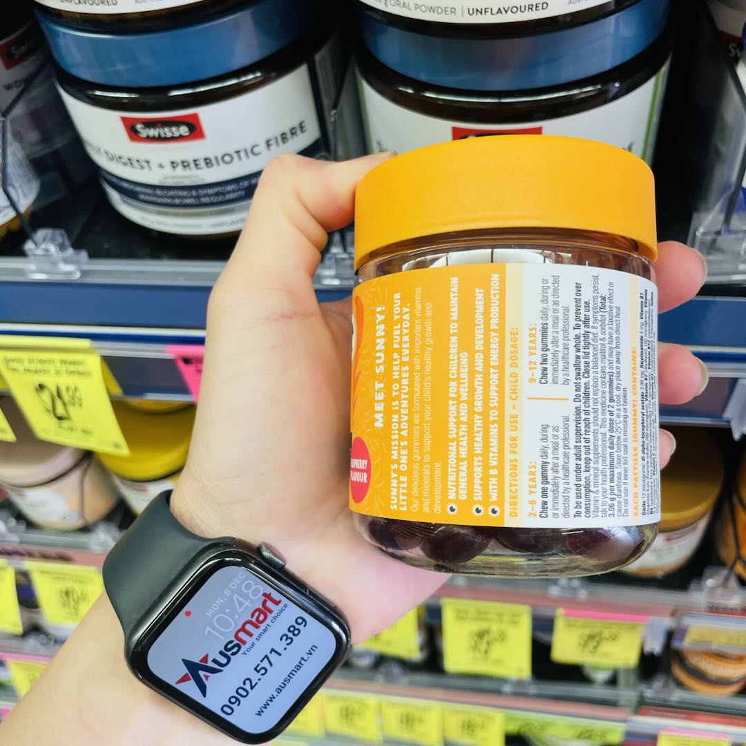 Kẹo dẻo bổ sung vitamin cho bé Little Swisse Multivitamin Gummies