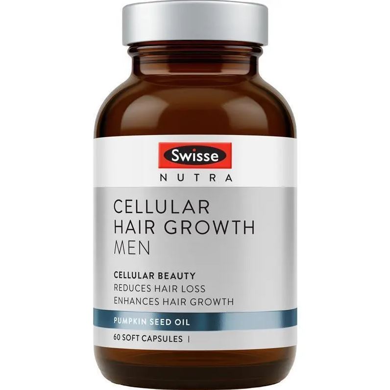 Viên uống mọc tóc, giảm rụng cho nam Swisse Nutra Cellular Hair Growth Mens