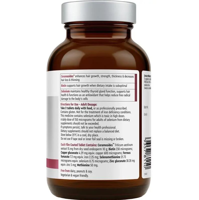 Viên uống mọc tóc, giảm rụng cho nữ Swisse Nutra Cellular Hair Growth Women 60 viên