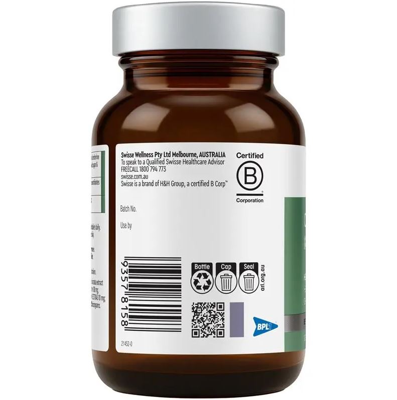 Viên uống kiểm soát đường huyết & giảm mỡ bụng Swisse Nutra Cellular Metabolism 30 viên