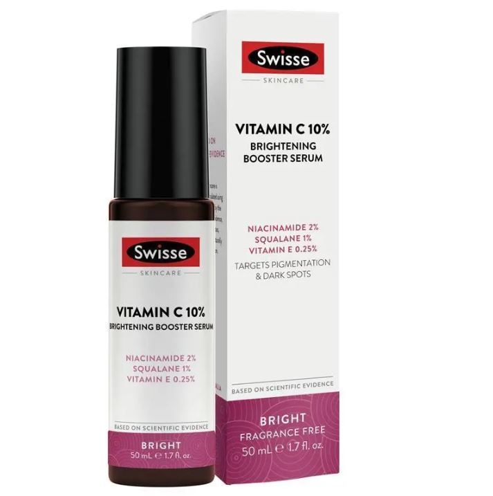 Serum dưỡng sáng da Swisse Beauty Vitamin C 10% Brightening Booster Serum