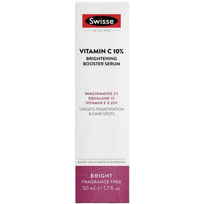 Serum dưỡng sáng da Swisse Beauty Vitamin C 10% Brightening Booster Serum