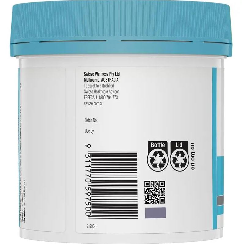 Swisse Ultiboost Glucosamine Sulfate 1500mg Joint Health 180 viên