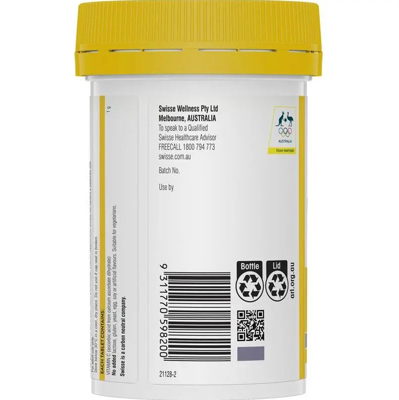 Vitamin C Swisse Ultiboost High Strength C 1000mg của Úc